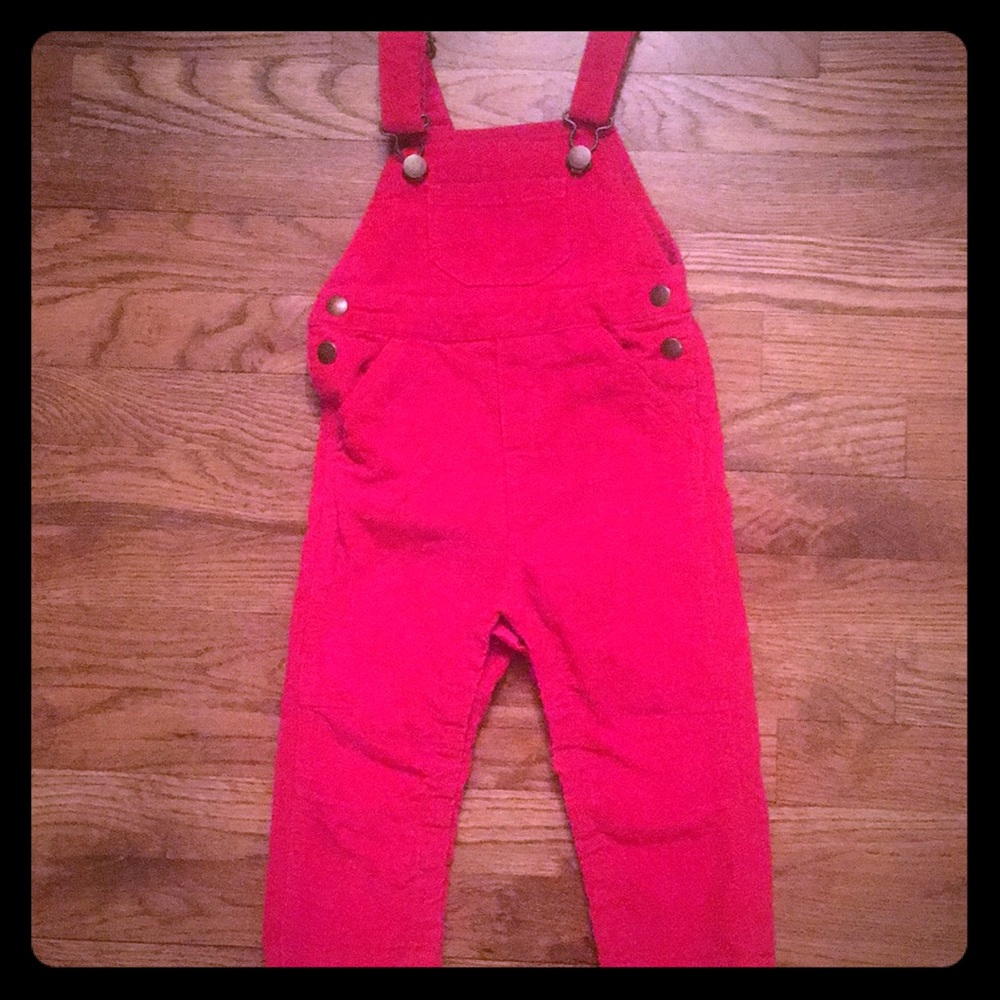 Hanna Andersson Corduroy Overalls 85 (2T)